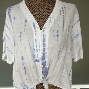 RAILS THEA CLOUD TIE DYE BLOUSE SIZE SMALL